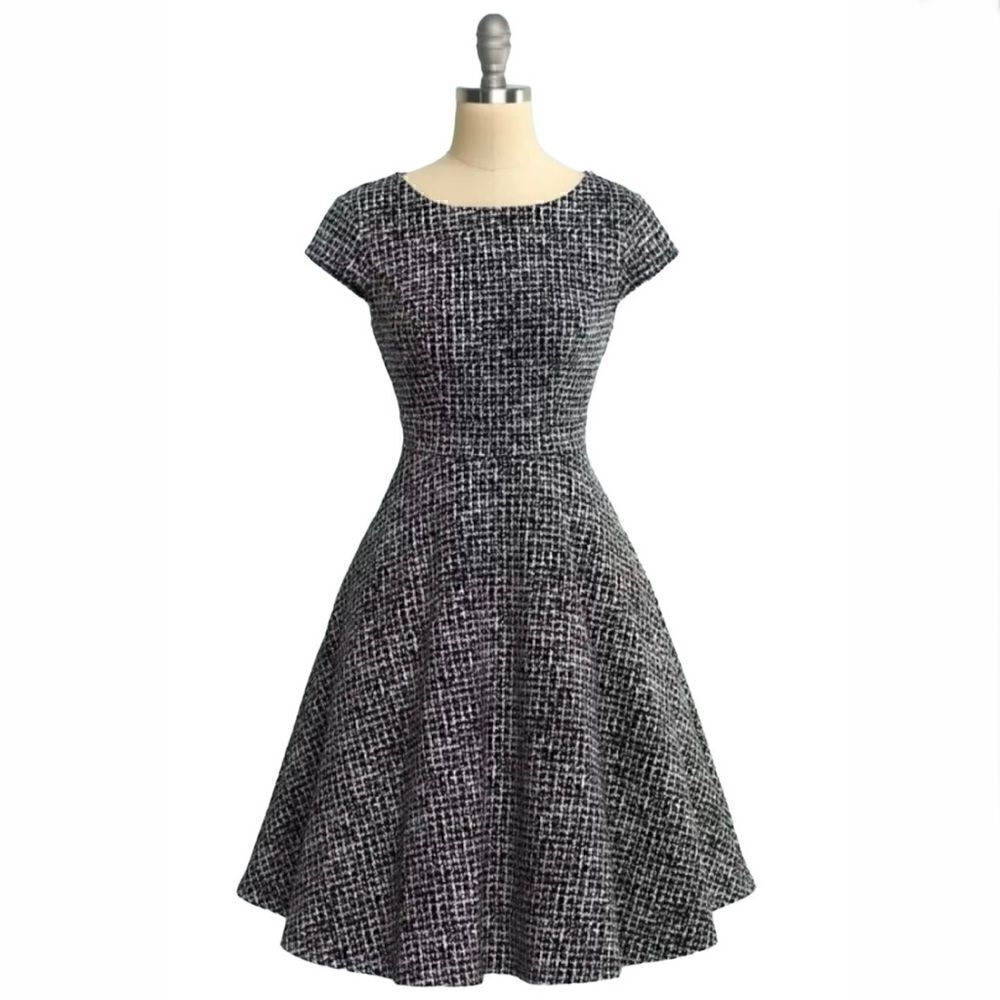 50’s style pinup fit & flair secretary Dress